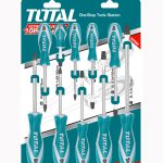 סט 10 מברגים (ציר עגול)