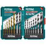 סט 15 מקדחים איכותי לבטון, מתכת ועץ