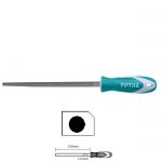 פצירה עגולה למתכת, 200 מ"מ