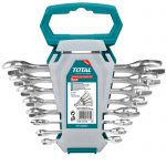 סט 8 מפתחות פתוח \ פתוח 6-22 מ"מ, CrV גימור כרום, מקצועי