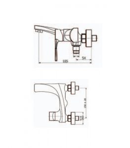 ⁦ברז אמבט PEACOCK⁩ – תמונה ⁦2⁩