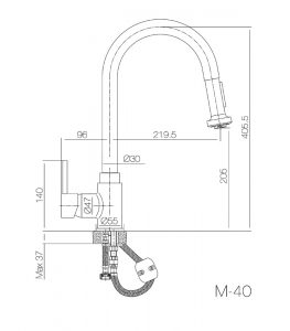 ⁦ברז נשלף ARCO⁩ – תמונה ⁦3⁩