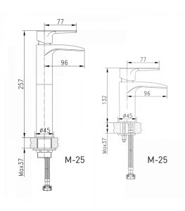 ⁦ברז פרח CASCADA⁩ – תמונה ⁦3⁩