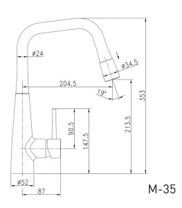 ⁦ברז נשלף PIRINEO⁩ – תמונה ⁦3⁩