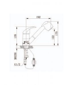 ⁦ברז נשלף  MONTE⁩ – תמונה ⁦2⁩