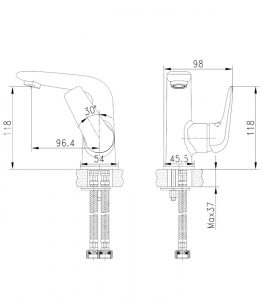 ⁦ברז פרח LAGO⁩ – תמונה ⁦3⁩