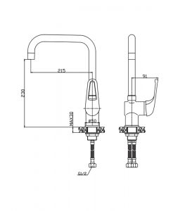 ⁦ברז פרח FLAMINGO⁩ – תמונה ⁦2⁩