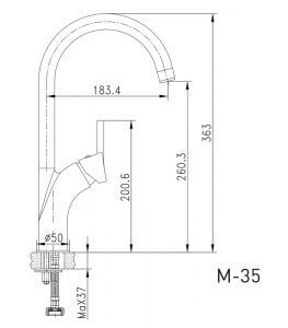 ⁦ברז פרח RIO⁩ – תמונה ⁦3⁩