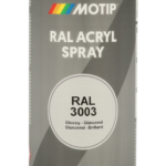 ספריי צבע אקרילי MOTIP RAL 571 בגימור מט שקוף