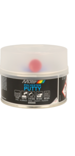 חומר פחחות פוליאסטר MOTIP 1 ק"ג דו רכיבי אפור מט