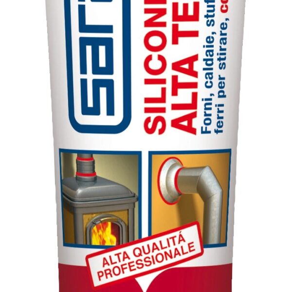 שפופרת סיליקון SARATOGA H.T Tube אדום 90 מ"ל - סיליקון איטום מקצועי עמיד בטמפרטורות קיצוניות עד 350°C עם התקשות מהירה ללא טפטוף