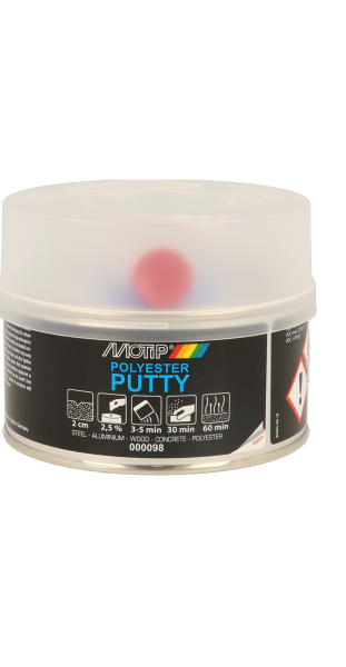 פוליאסטר פרסטו MOTIP 1 קג דו רכיבי לתיקון משטחי רכב מק"ט 000052 - מוצר מקצועי אלסטי וקל לשיוף עמיד בפני כימיקלים ומזג אוויר