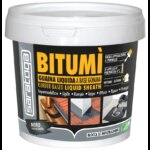 פח איטום נוזלי SARATOGA BITUMI GUAINA LIQUIDA 750 מ"ל - איטום ביטומי מתקדם עם גמישות יוצאת דופן ועמידות לטמפרטורות קיצון מ-30°C עד +100°C