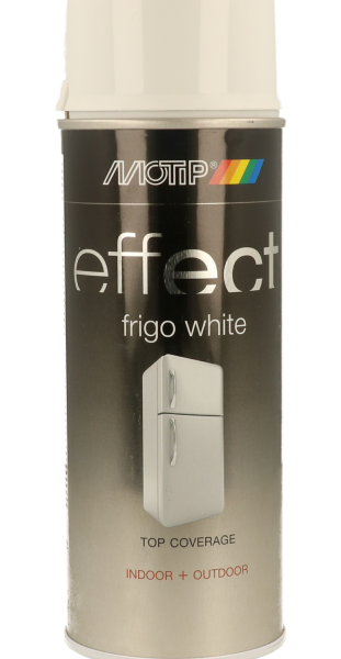 ספריי MOTIP Effect Frigo White M303202 לבן למקררים ומכשירי מטבח 400 מ"ל