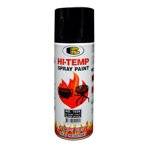 ספריי צבע לבן עמיד בחום BOSNY דגם 8850747522400 מק"ט 10244 לצביעת משטחי מתכת בטמפרטורות גבוהות עם עמידות מעולה לקורוזיה ושימוש תעשייתי מקצועי