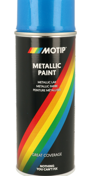 ספריי צבע מטלי ירוק MOTIP 10580 בנפח 400 מ"ל
