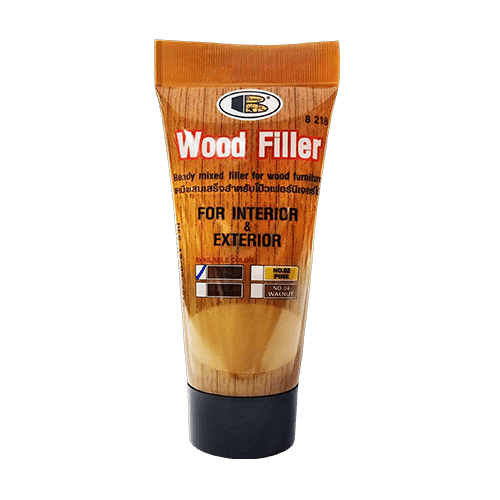 שפורפרת איטום עץ בוסני B218 גוון אורן 250 גרם מק"ט 88507472108020 למילוי חורים וסדקים בעבודות נגרות ושיפוץ רהיטים