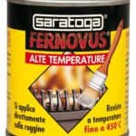 מיכל צבע מגן SARATOGA Fernovus H.T דגם שחור 250 מ"ל מק"ט 88.645.002 - צבע אנטי חלודה עם מרקם ג'ל שאינו נוטף ונוסחה ללא כרום ועופרת