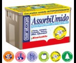 מערכת מסיר לחות Saratoga AssorbiUmido דגם 93.600.001 כולל מכסה מגש איסוף ושקית מלחים 450 גרם - פתרון מתקדם ללחות עודפת בבתים סירות וקרוואנים