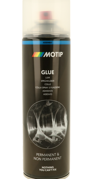ספריי דבק MOTIP M090304 בנפח 500ml לחיבור חומרים שונים כולל נייר