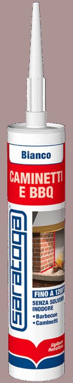 מסטיק עמיד חום SARATOGA דגם 85.156.001 לבן 280 מ"ל - עמידות לטמפרטורות קיצוניות עד 1200 מעלות צלזיוס לאיטום תנורים קמינים ומערכות חימום