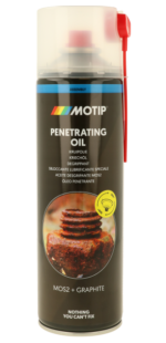 ספריי שמן חודר MOTIP MO90303 500ml עם גרפיט ו-MoS2