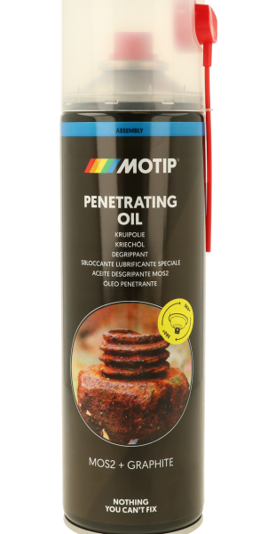 ספריי שמן חודר MOTIP MO90303 500ml עם גרפיט ו-MoS2