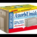מערכת מסיר לחות Saratoga AssorbiUmido דגם 93.600.001 כולל מכסה מגש איסוף ושקית מלחים 450 גרם - פתרון מתקדם ללחות עודפת בבתים סירות וקרוואנים