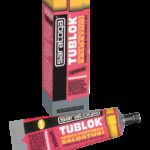 מיכל דבק מבני Saratoga TUBLOK דגם 57.100.001 נפח 125 מ"ל עם מברשת יישום - דבק מבוסס PVC בתמיסה לצנרת לחץ גבוה ונמוך עם זמן עבודה עד 3 דקות