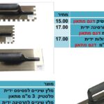 מלץ גומי לרובע כחול