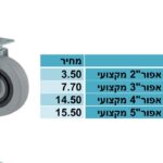 גלגל גומי אפור"5 מקצועי