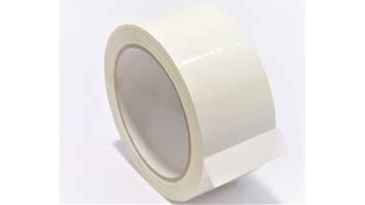697b1eb6aded7a30ce7e528f PVC דביק רחב לבן 50 מטר – תמונה 1