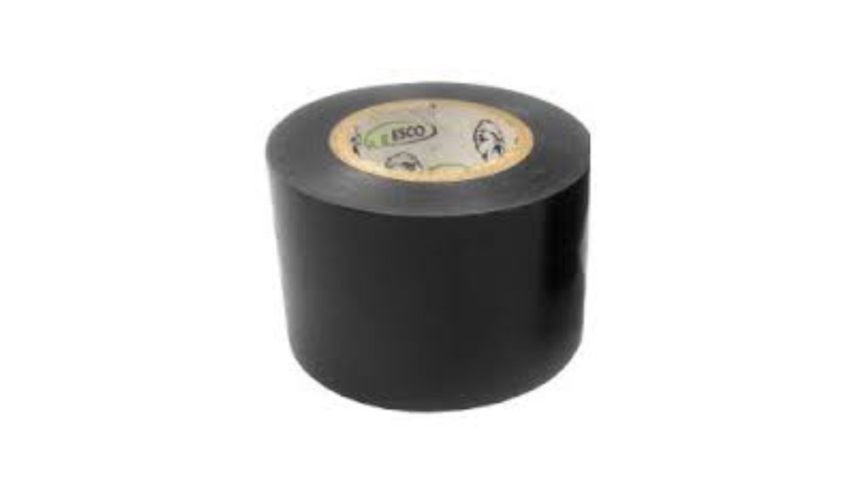 697b1eb6aded7a30ce7e5290 PVC דביק רחב שחור 50 מטר – תמונה 1