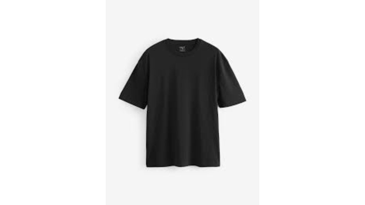 697b1f2f8d71993ce330a6c8 חולצת T-SHIRT שחור - 100% כותנה - XL – תמונה 1