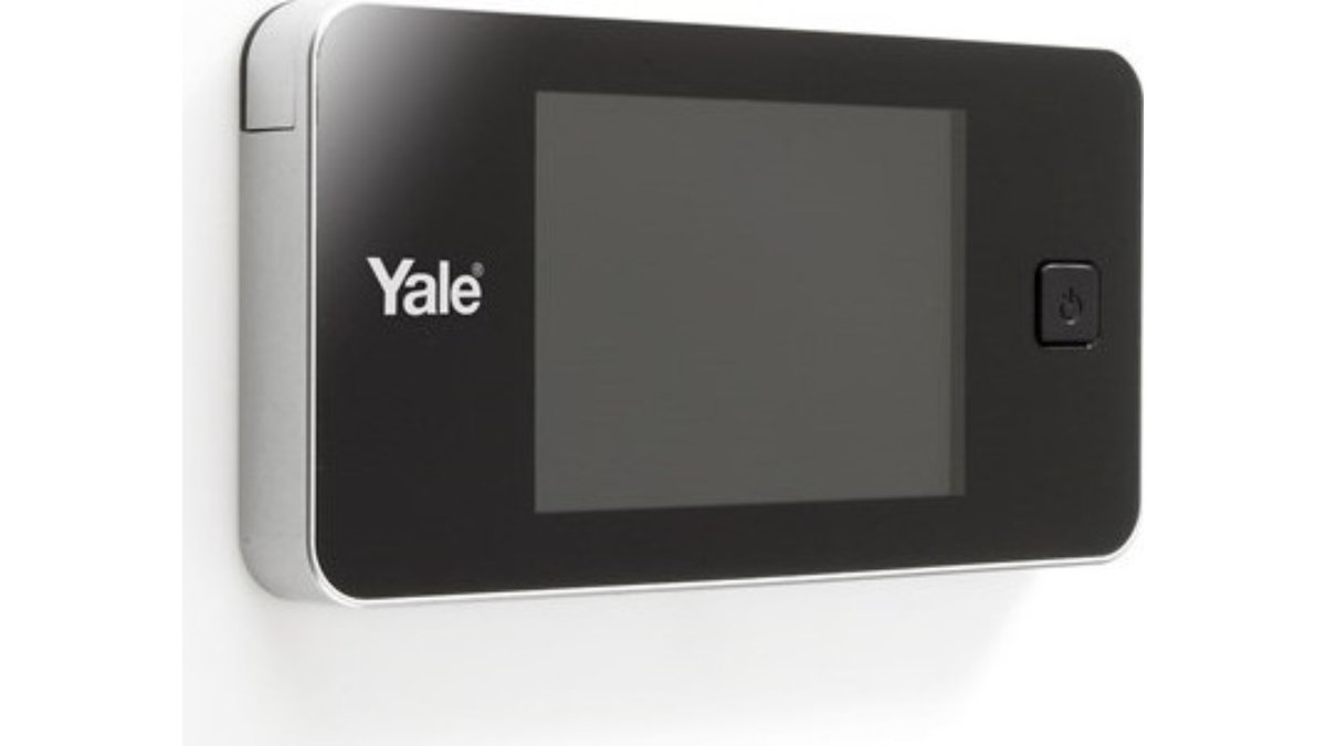 69afe8f4dd30e9dbd31d24fb עינית דיגיטאלית YALE מסך 3.2 צבע כסף – תמונה 1