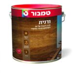 ורנית לעץ 34 אגוז 3/4