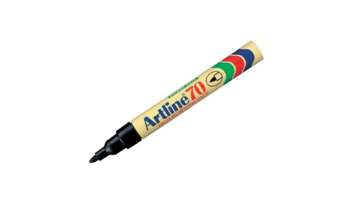 69afe915d5fdebcf7f68d980 טוש ארטליין 70 שחור – תמונה 1