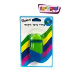 מחדד מיכל 2 חורים + מחק בלוח