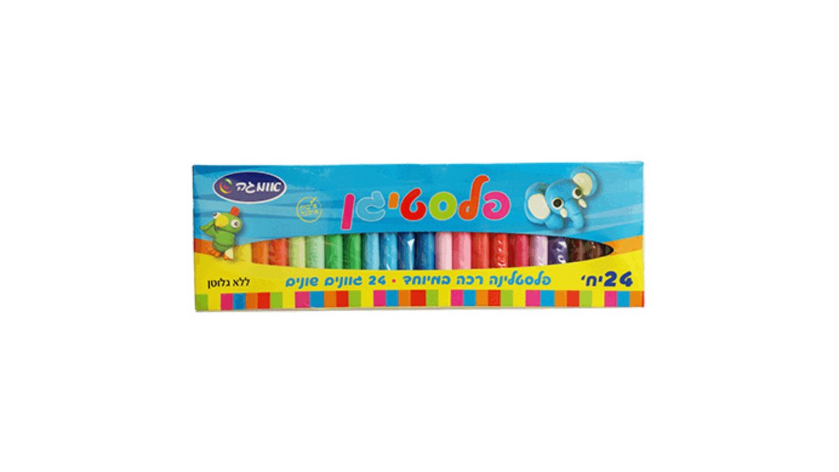 69afe93ad5fdebcf7f68da4a פלסטלינה 24 אצבעות אומגה – תמונה 1