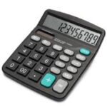 מחשבון שולחני שחור ספרות גדולות 837