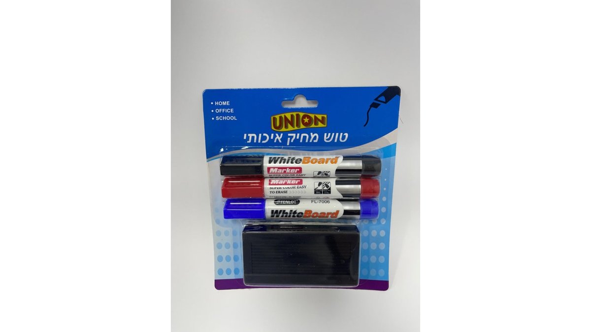 69afe96dd5fdebcf7f68db5f טוש מחיק 31 + ספוג מחיקה/60-240/ – תמונה 1