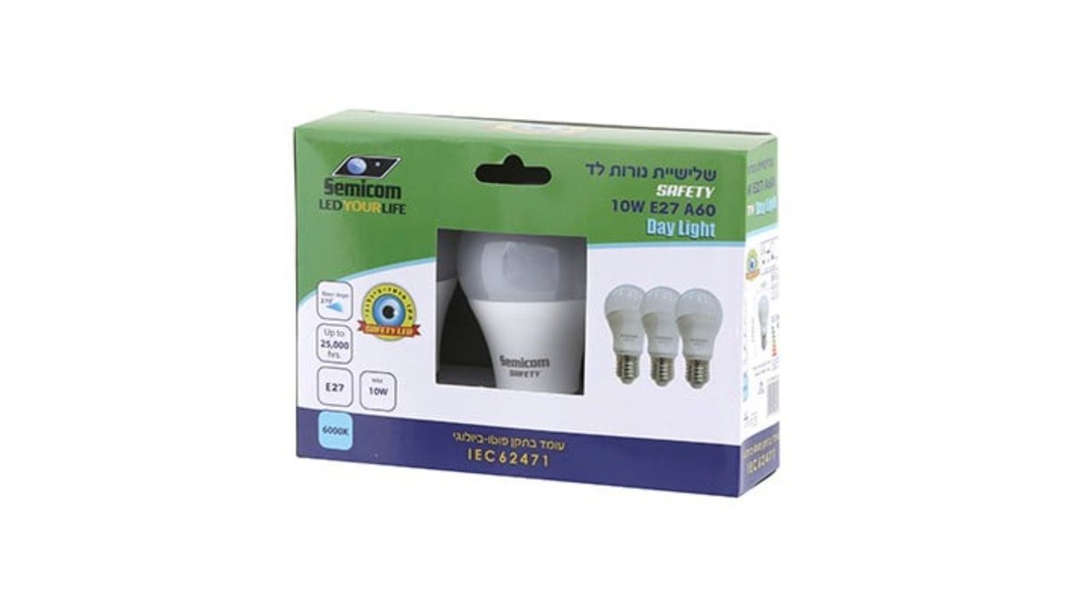 69afe974d5fdebcf7f68db7b שלישית לד A60 E27 10W DL – תמונה 1