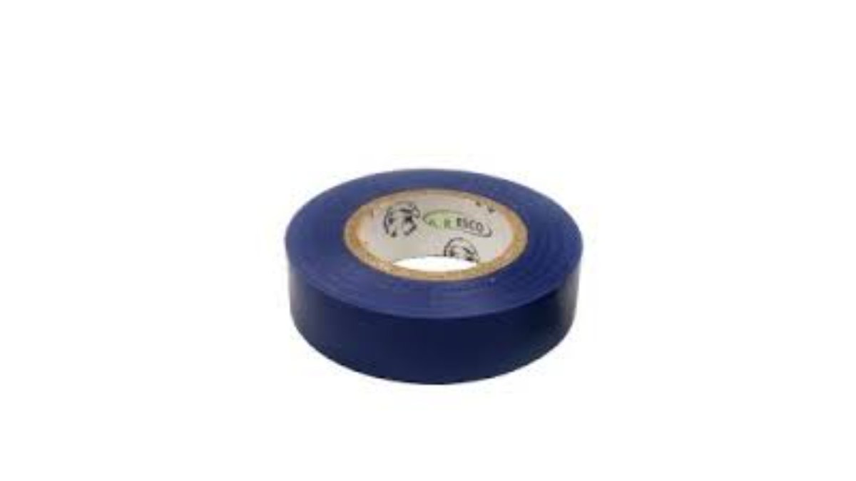 69afe98edd30e9dbd31d260c סרט בידוד PVC דביק צר - כחול – תמונה 1