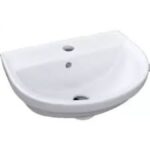 כיור רחצה לבן 50 עם חור ZM SUPREME