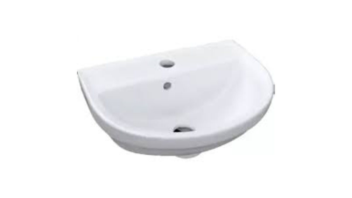 69f88134c3fcff4d1cf3d2e8 כיור רחצה לבן 50 עם חור ZM SUPREME – תמונה 1