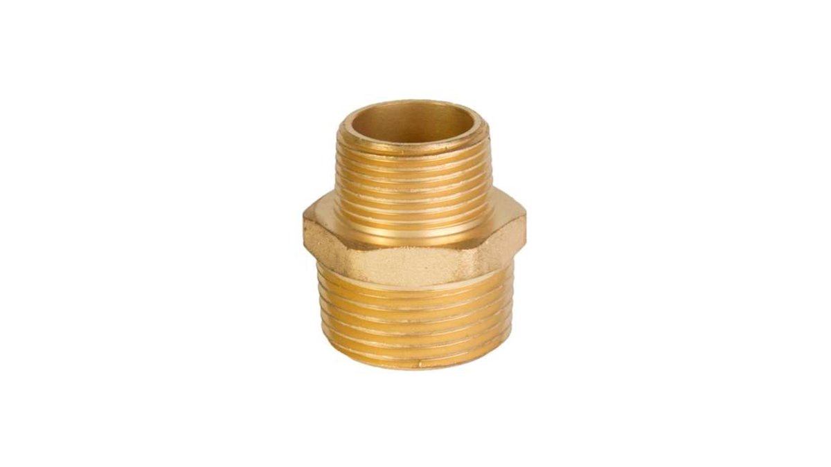 69f884180bde899936828d6f ניפל כפול נחושת 3/4" – תמונה 1
