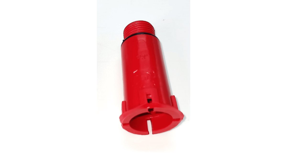 69f8841d0bde899936828d94 פקק פלסטי 1/2 ארוך 8.5 אדום – תמונה 1