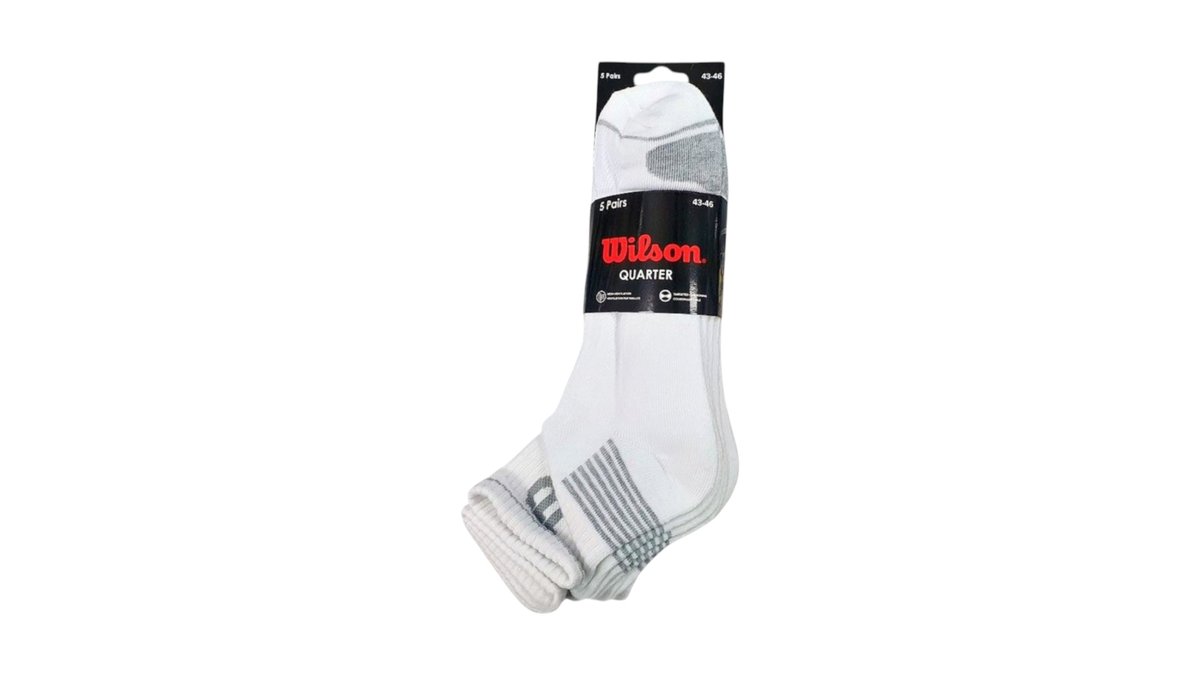 6a6c61dd44342a8f3012cbe0 גרביים Wilson רבע 43-46 – תמונה 1